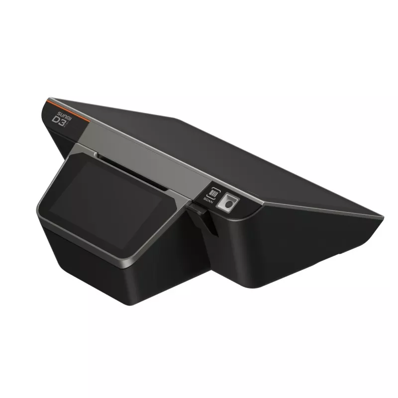 POS-terminal SUNMI D3 MINI 10,1 inch projectief-capacitief touchscreen met USB- en Bluetooth-connectiviteit