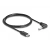 DeLOCK 85393 stroomkabel zwart 1,5 m USB-C 3,5 x 1,35 mm