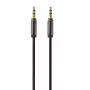Gembird kabel CCAP-444-0.75M (jackstekker M - jackstekker M, 0,75m, zwart) audiokabel 3,5mm zwart (CCAP-444-0.75M)