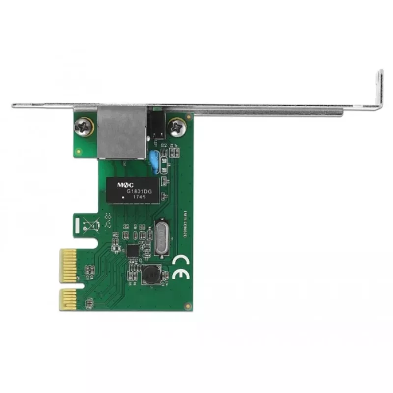 DeLOCK 90381 PCI Express x1 Gigabit LAN-kaart, 1x RJ45, RTL8111