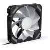 SHARKOON SHARK Mirror RGB PWM Reverse 120 mm behuizingsventilator, 1500 RPM, zwart