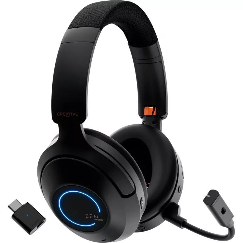 Creative 51EF1040AA001 Zen Hybrid Pro Bluetooth on-ear headset zwart