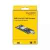 Delock 63166 USB 3.0 Type-A naar M.2 Key B converter met SIM-slot
