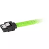 SATA-kabel Sharkoon SATA 3 0,45 m 7-pins zwart groen