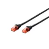 Netwerkkabel Digitus CAT 6 U/UTP Patchkabel RJ-45 Cat6 10m zwart