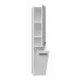 Badkamerkast NEL IV 31x30x174 cm, wit, glanzend