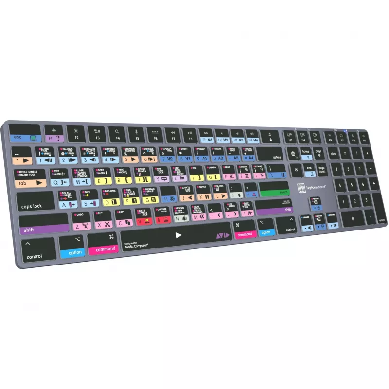 Logickeyboard Avid Media Composer - Pro Titan UK Mac - toetsenbord - QWERTY