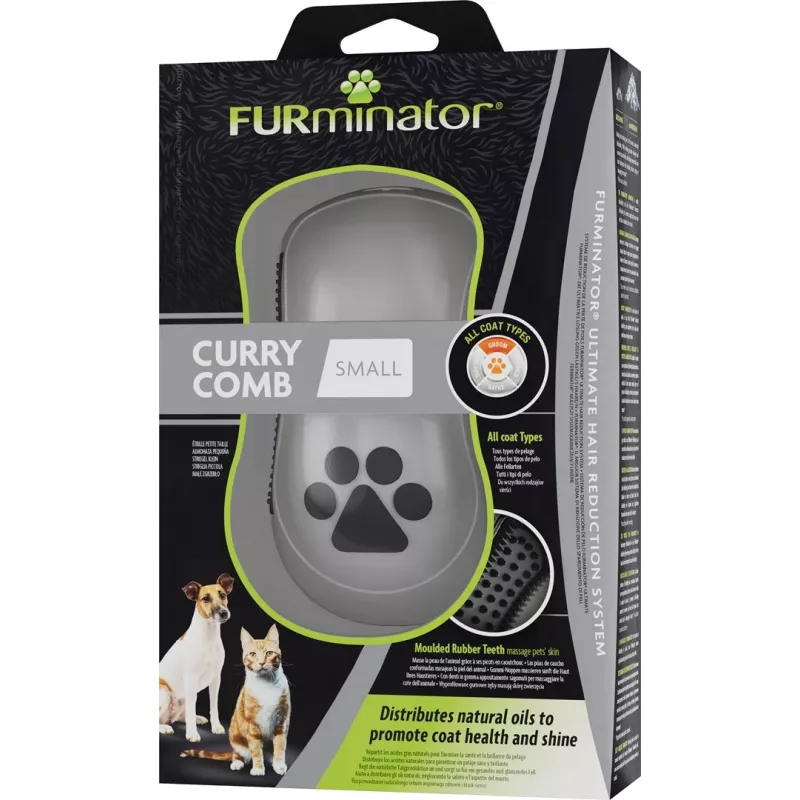 FURminator - Rubberborstel voor honden en katten - S