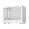 Computerbehuizing DeepCool CH160 PLUS WH small form factor wit, microATX, gehard glas, USB-C