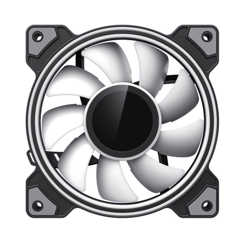 Gamemax | behuizingsventilator | DUAL RING INFINITY | zwart
