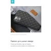 Hoes Devia Woven2 voor iPhone 11 Pro Max, geweven textuur, zwart