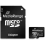 MediaRange MR945 - flashgeheugenkaart (microSDXC met SD-adapter) - 128 GB - UHS-I / Class10 - microSDXC - zwart (MR945)