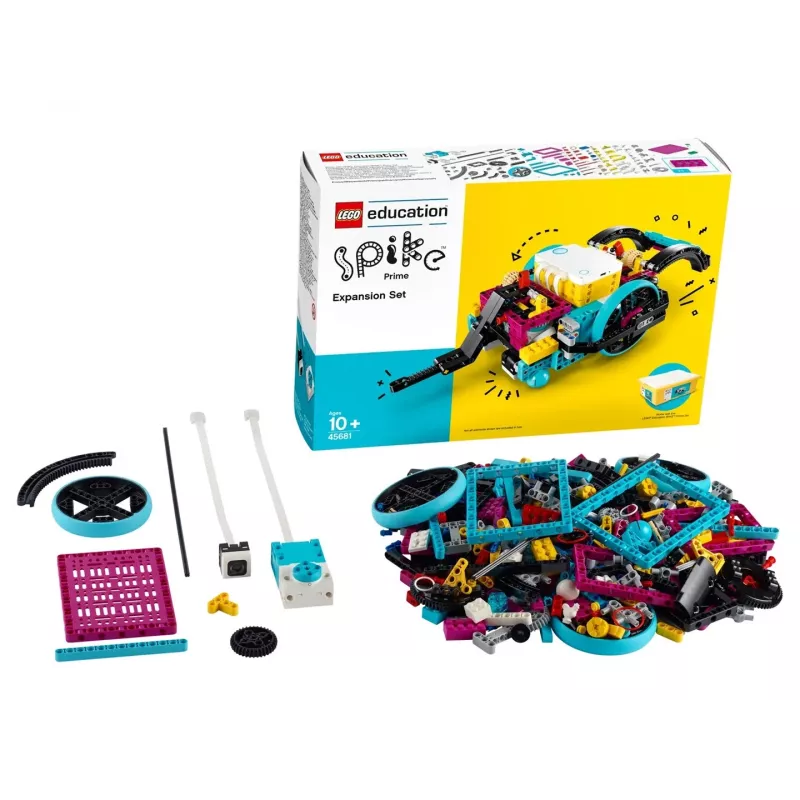 LEGO Education Spike Prime uitbreidingsset 45681 — 604 extra LEGO-compatibele elementen voor lesprojecten