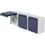 as - Schwabe 62464 opbouwstopcontact IP54 grijs (62464)