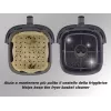 Beper C103ACC003 papieren bakjes voor heteluchtfriteuse, 50 st., 24 x 24 cm
