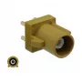 Kabelconnector DeLOCK 89736 FAKRA K bruin