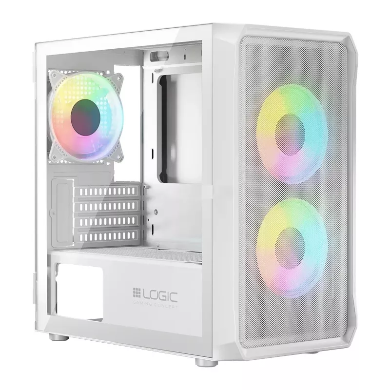 Logic PORTOS ARGB MINI USB 3.0 behuizing wit