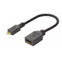 Microconnect HDM19F19MMC kabel-genderchanger HDMI Type-D (micro) HDMI zwart