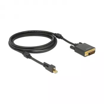 Videokabel-adapter DeLOCK 83726 Mini DisplayPort naar DVI 2 m zwart