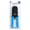 LogiLink WZ0019 multimodulaire krimptang, 8P/6P/4P, zwart/blauw