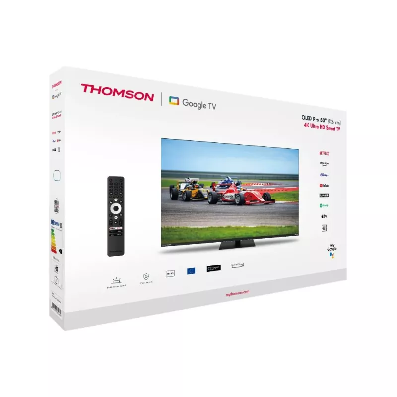 Thomson 50QG7C14 tv 127 cm (50) 4K Ultra HD smart-tv Wi-Fi zwart