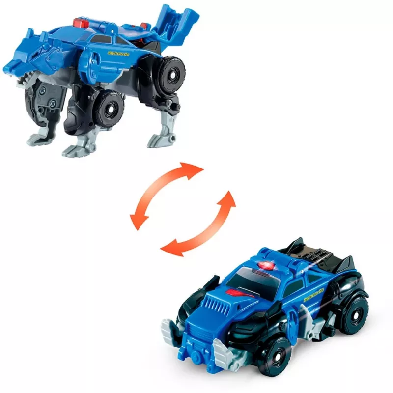 Switch & Go Dinos - OneClick-miniwolf, speelfiguur