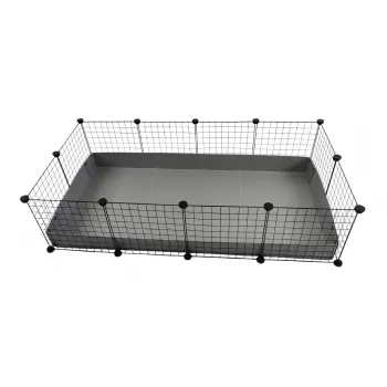C&C modulaire kooi 4x2 145 x 75 cm zilver