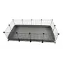 C&C modulaire kooi 4x2 145 x 75 cm zilver