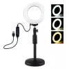 Ring-led-lamp Puluz met verstelbaar statief PU391