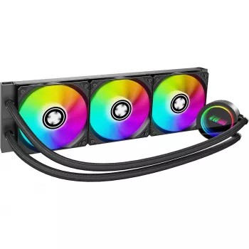 Xilence XC997 computerkoelsysteem processor vloeistofkoelset 12 cm zwart 1 stuk