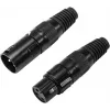 XLR 3-pins connector Omnitronic 30200097 — audiosignaalconnector stekker/bus