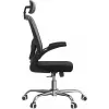 Bureaustoel top e shop DORY SZARY — gevoerde zitting, netrugleuning, 650×620 mm, hoogte tot 122 cm