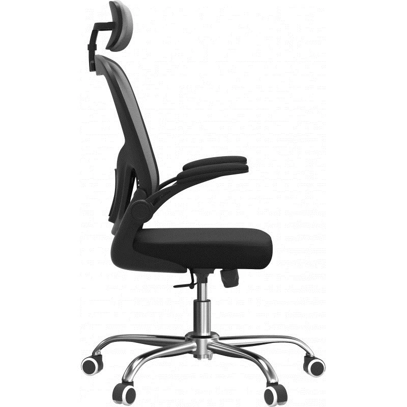 Bureaustoel top e shop DORY SZARY — gevoerde zitting, netrugleuning, 650×620 mm, hoogte tot 122 cm