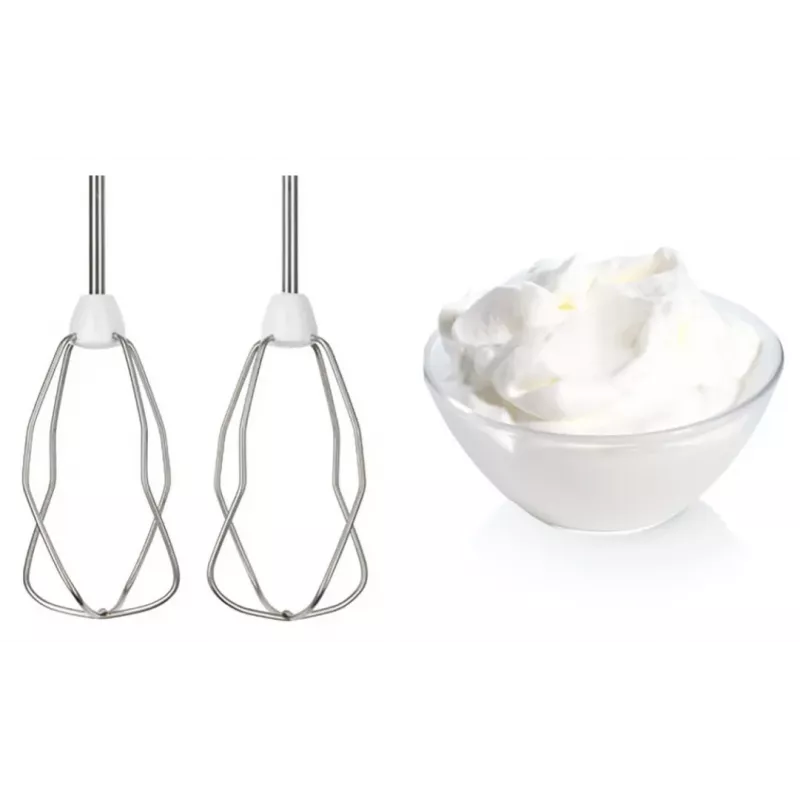 Handmixer Bosch MQWPL2000 — 375 W, 4 snelheden, turbo, puls, rvs-opzetstukken, kom inbegrepen