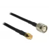 Coaxkabel DeLOCK 89498 TNC SMA CFD200 10m zwart