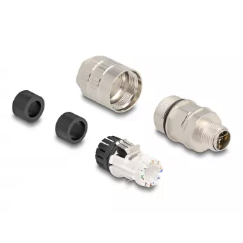 Draadverbinder DeLOCK 86032 M12 LSA 2 cm zilver