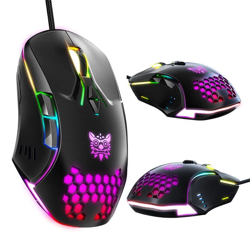 Muis Onikuma CW902 RGB zwart ON-CW902/BK USB