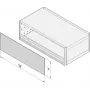SCHROFF U-FRONTPL. EMC 3U 84HP - rack-accessoire (24572606)