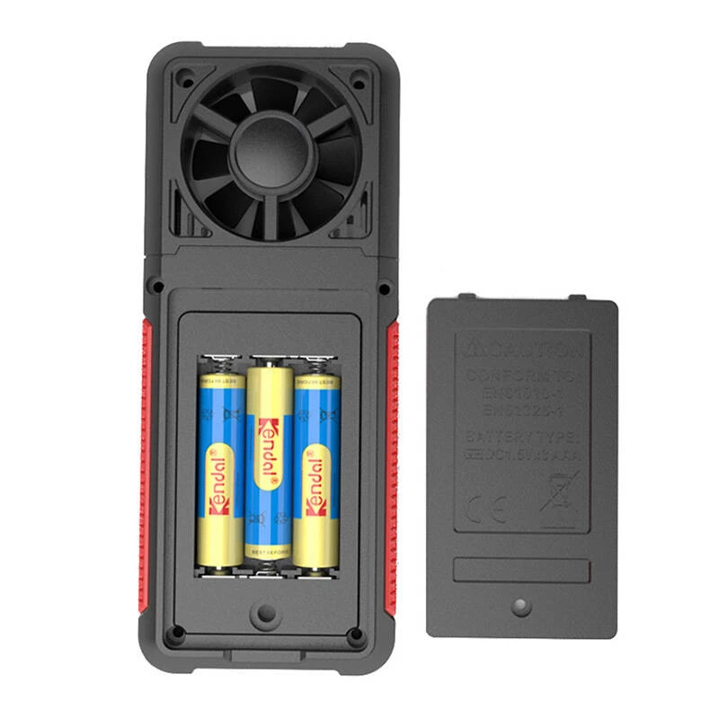 Draagbare digitale windsnelheidsmeter Habotest HT605 met achtergrondverlichting en datahold