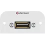 Kindermann 7441000588 stopcontactinzet DisplayPort aluminium (7441000588)