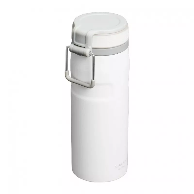 Thermobeker STANLEY Iceflow dagelijks gebruik 470 ml, RVS, flip-sluiting, wit