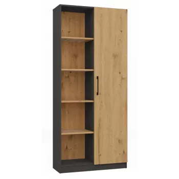 Boekenkast-opzet Topeshop RD-80 ANT/ART KPL, 10 legplanken, spaanplaat, 800×300×1820 mm