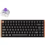 Keychron K2 HE (zwart/hout, DE-layout, Gateron Double-Rail Magnetic Nebula, aluminium frame)