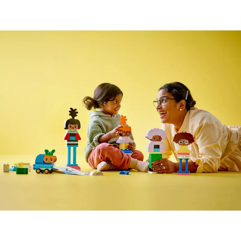Constructiespeelgoed LEGO DUPLO 10423 bouwbare mensenverzameling, 71 onderdelen, vanaf 3 jaar, figuren 260 mm hoog