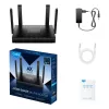 Cudy WR3000 draadloze router Gigabit Ethernet dualband (2,4 GHz / 5 GHz) zwart