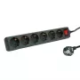 Verlengsnoer ROLINE 19.07.1075 3 m 6 AC-stopcontacten binnen zwart