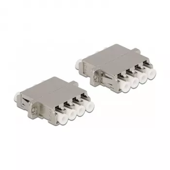 Glasvezelkoppeling DeLOCK LC Quad bus naar LC Quad bus singlemode