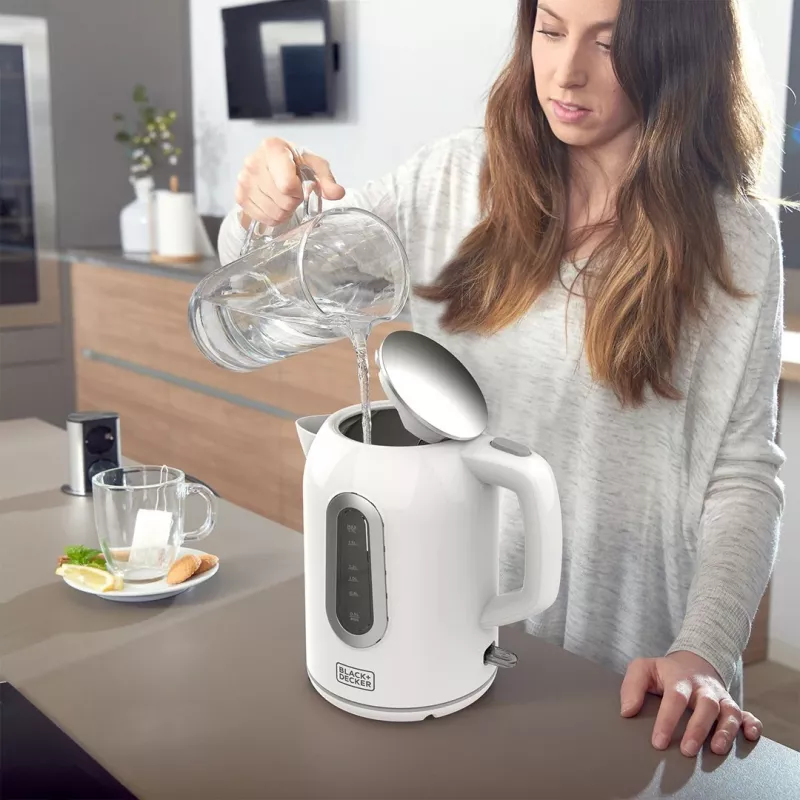 Waterkoker Black & Decker 1,7 L 2200 W wit