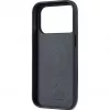 Mujjo Full Leather Case MagSafe hoes voor iPhone 17 Pro grijs