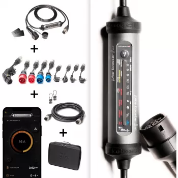 Juice Technology JUICE BOOSTER 3 air MASTER Traveller Set (antraciet/zwart, 1,4 - 11 kW, 8,1 meter kabel)